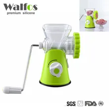 WALFOS Alta Calidad Multifuncional Manual Hogar Picadora de Carne Para Picar Carne/Vegetales/Spice Picadora de Carne de manivela salchicha