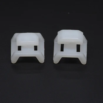 

10pcs/lot White Cable Tie Holder Wire Fixing Seat for 3030 4040 European Standard Anodized Aluminum Profile
