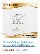 300 шт. 0603 SMD 1/8 Вт Резистор проволочного чипа резисторы 0 Ом~ 10 м ом 0R 1K 4,7 K 4K7 10K 100K