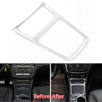 

Car Interior Console Storage Box Frame Trim Styling Sticker For Mercedes Benz CLA 2014-2017 GLA 2013-2017 A 13-17 ABS