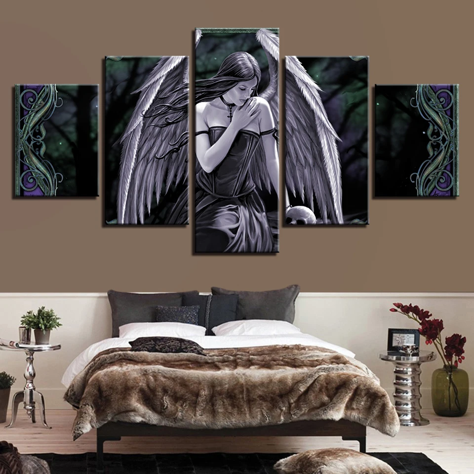HD Печать Холст Wall Art Гостиная Home Decor Фотографии 5 штук игры Angelo Dell Inferno живопись