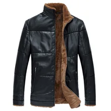 Мужские куртки с меховой подкладкой размера плюс 8XL для больших и высоких мужчин, зимняя Стильная мужская брендовая одежда, мужская кожаная куртка с искусственным мехом, пальто C036