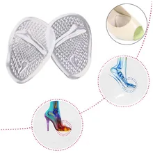 1 пара хлопок Половина Стельки колодки стельки для ухода за ногами Обезболивание для носка стопы массажные гель метатарзальный носком Поддержка колодки стельки O16 30