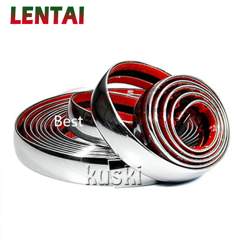

OVERE 5M Chrome Trim Styling Car Sticker Molding Strip For Citroen C4 C5 Kia Cerato Sorento Ceed Opel Astra H J G Accessories