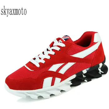 

Skyaxmoto Spring Autumn Men's Sneakers 2017 Men Running Shoes Trending Style Sports Shoes Breathable Trainers Sneakers For Male