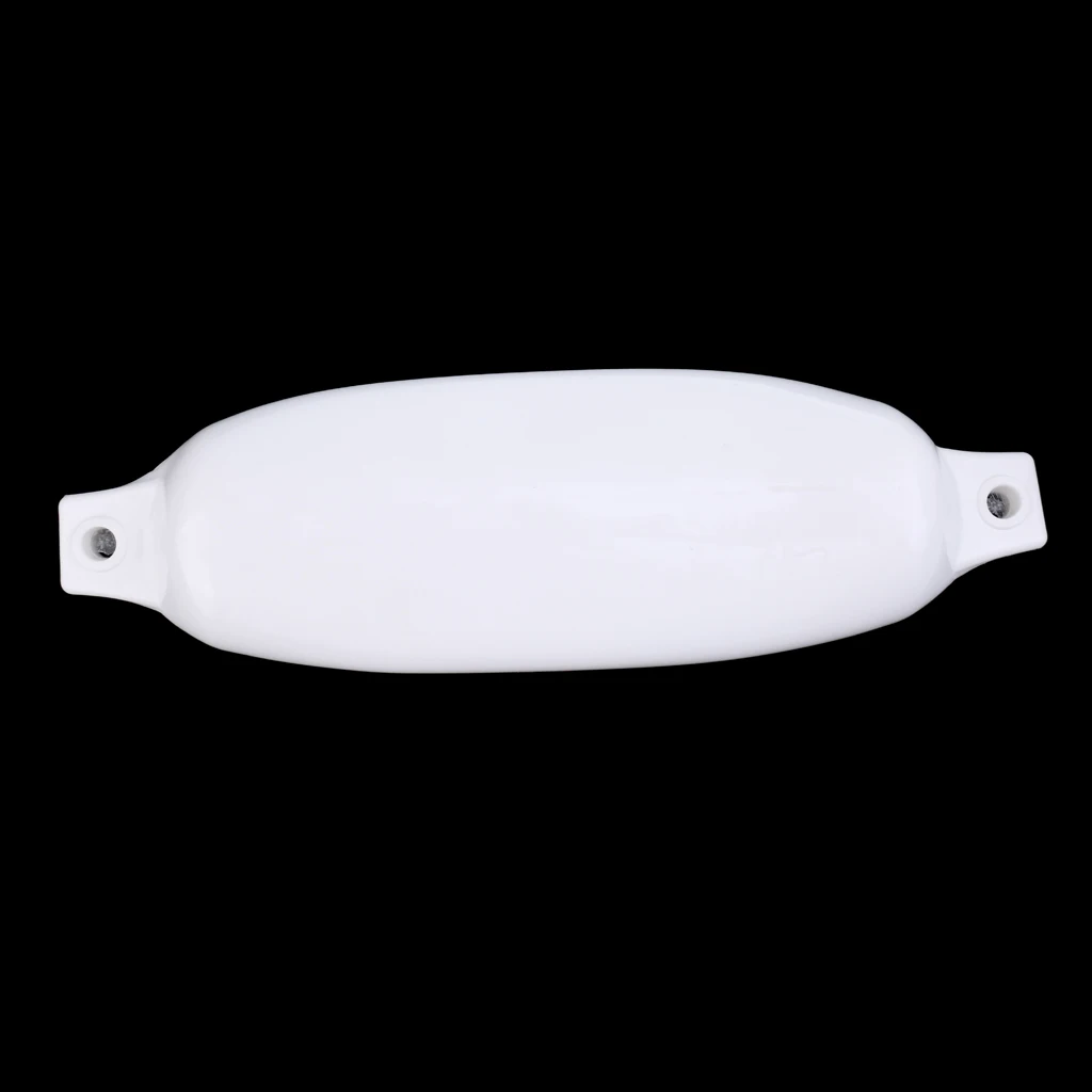 Marine Yacht Boat Fende r White PVC Bumper Dock Shield Protection 42 x 11 cm for Inflatable Fishing Boat Yatch Dinghy Accessory