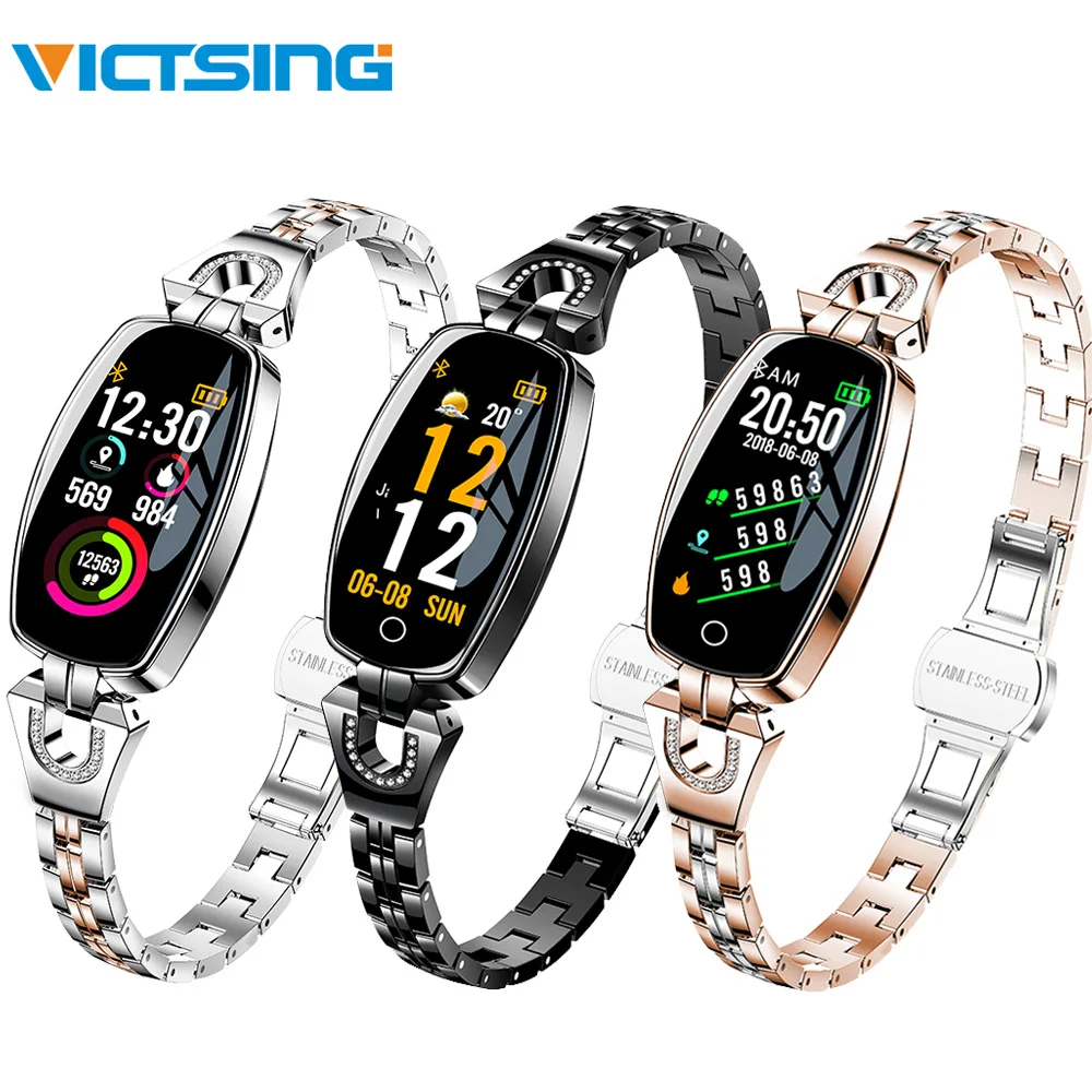 

VicTsing Luxury Women Bracelet Smart Watch Fitness Wristband Waterproof IP67 Heart Rate Blood Pressure Monitor Fashion Watch