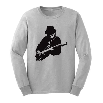 

Loo Show Mens Carlos Santana Rock Long Sleeve T-Shirts Casual Men Tee