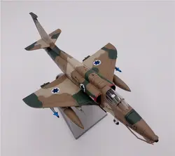 1: 72 масштабные модели игрушки Ближний Восток война израильские ВВС A-4 hawk Истребитель модель Сборная модель из сплава