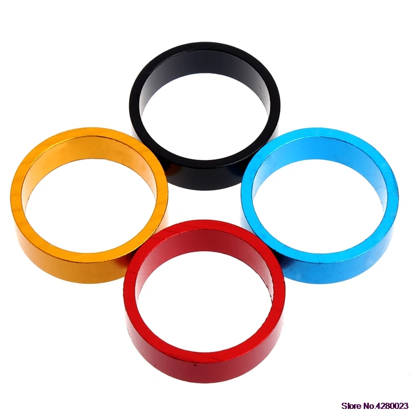 2020 New 1/10MM Aluminum MTB BMX Road Bike Bicycle Cycling Headset Stem Spacer 4-Color