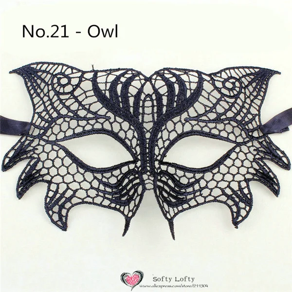 Mystery Lady Costume Party Masks 21 styles - 21