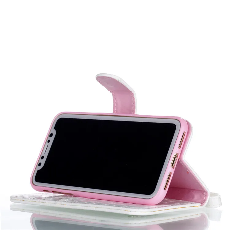 iphone 8 crocodile pattern flip case (24)