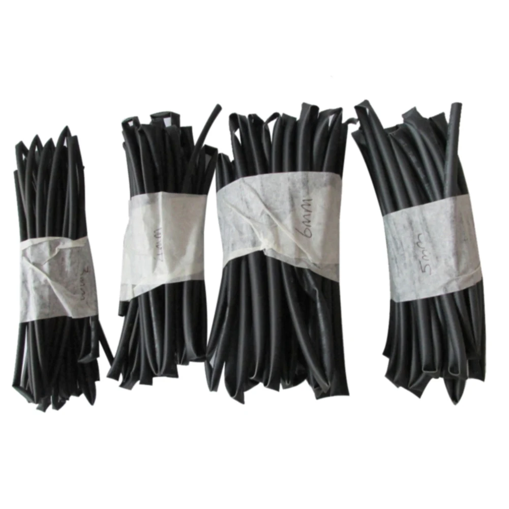 

4PCS/Set Wrap Wire Assortment Polyolefin Insulated Sheath Electrical Equipment DIY Heat Shrink Tube 3mm 4mm 5mm 6mm Diameter
