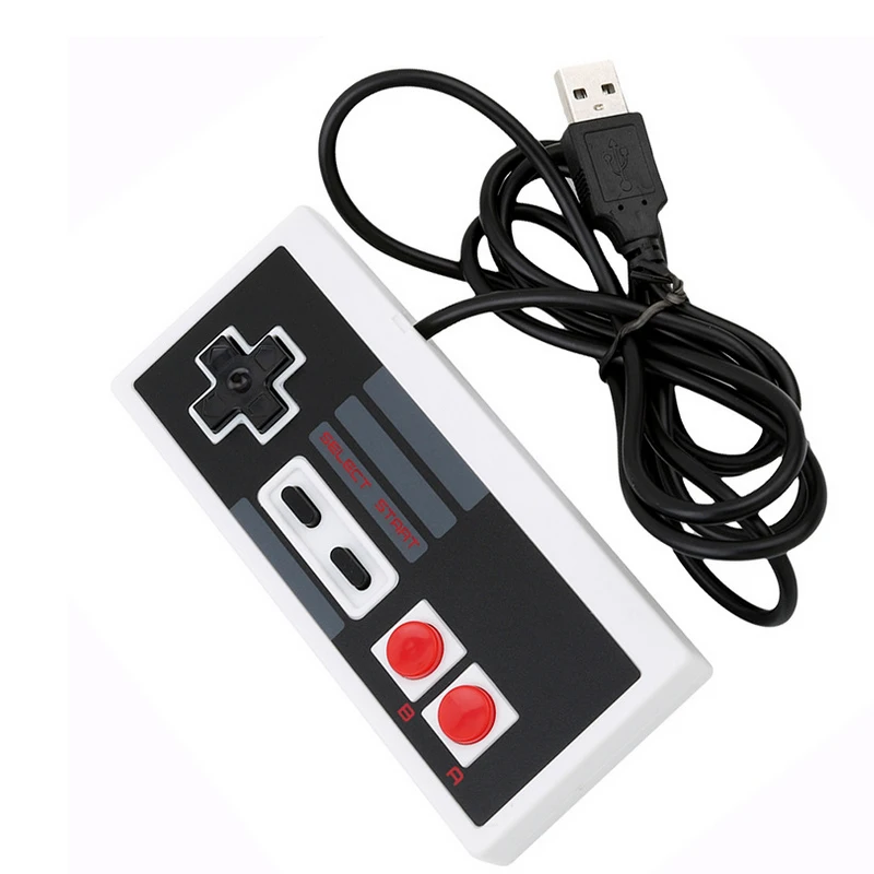 1 шт. классический ретро проводной игровой контроллер USB для nintendo NES джойстик для NES контроллер для Windows PC геймпад для макбука