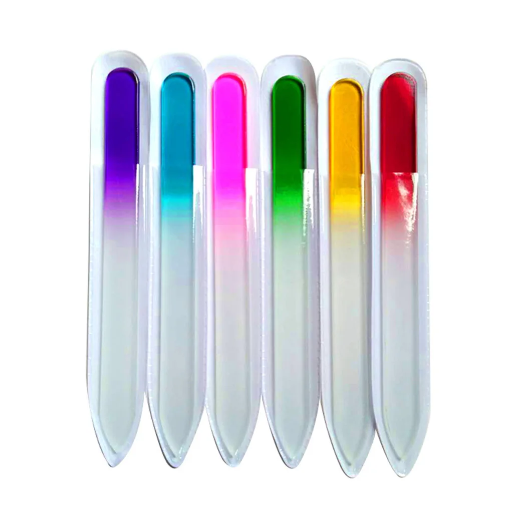 3 шт. инструмент для маникюра ногтей|glass nail file|crystal glass filenail file |