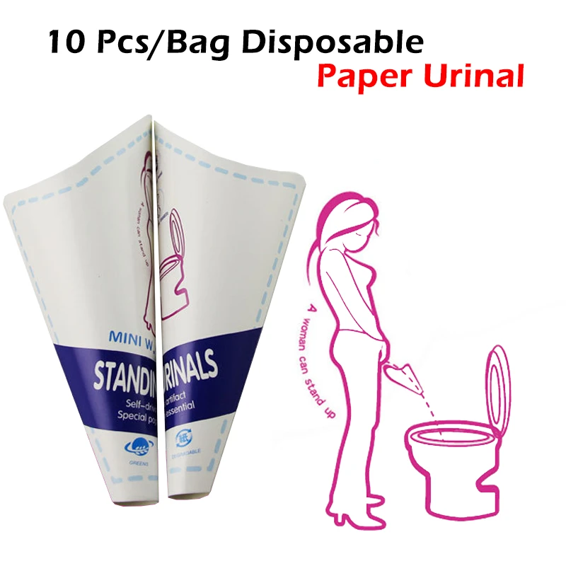 1-10pcs Urination Toilet Urinal Device Portable Female Women Girl Camping Pee