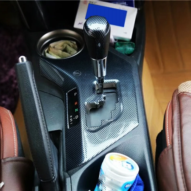 Bbincar 17 шт. ABS углеродное волокно краска Передняя приборная панель вентиляционная панель внутренняя дверь аксессуары для интерьера для Toyota RAV4 RAV 4