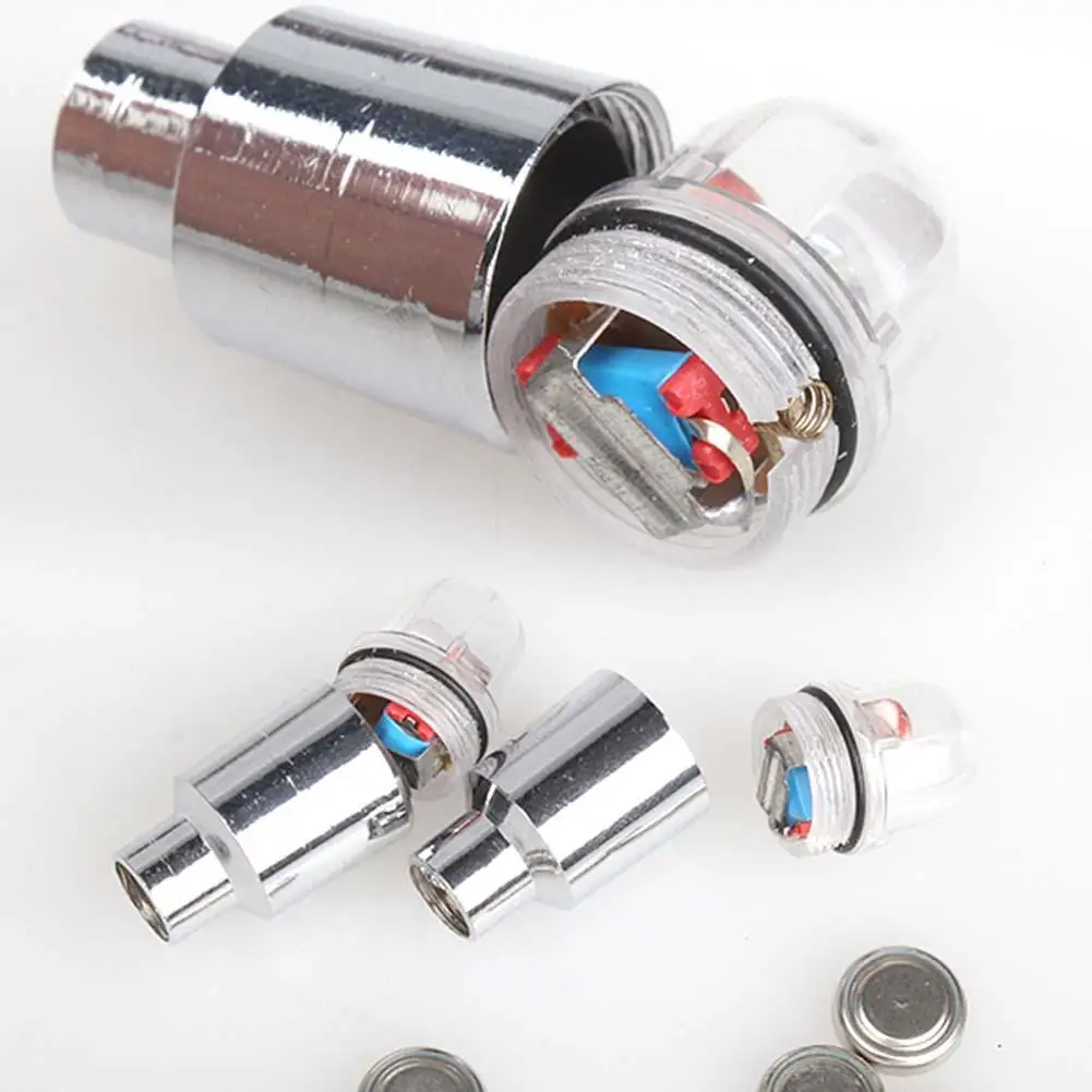 2 шт./компл. неоновая Светодиодная лампа для велосипедного велосипеда колпачок