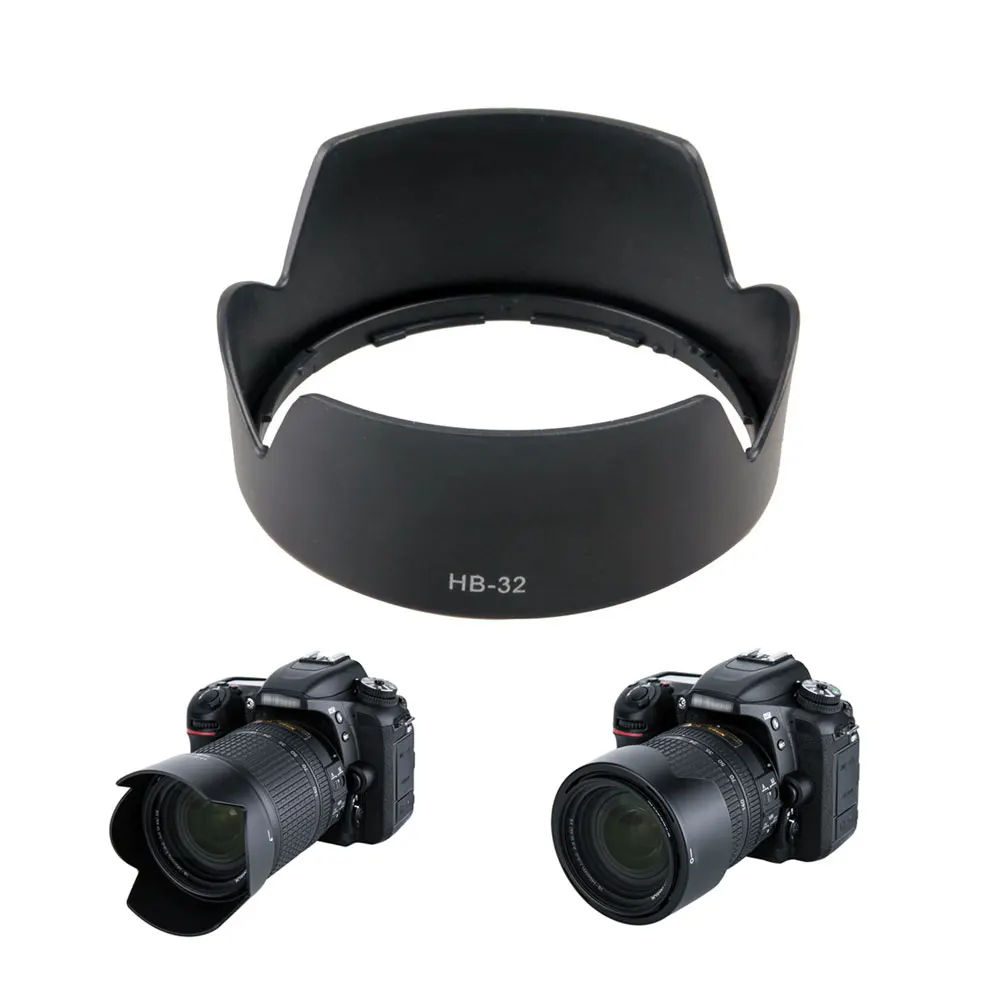 

HB-32 67mm HB32 Lens Hood Reversible Camera Accessories for Nikon D90 D5200 D7000 D7100 D5100 18-105mm 18-140mm