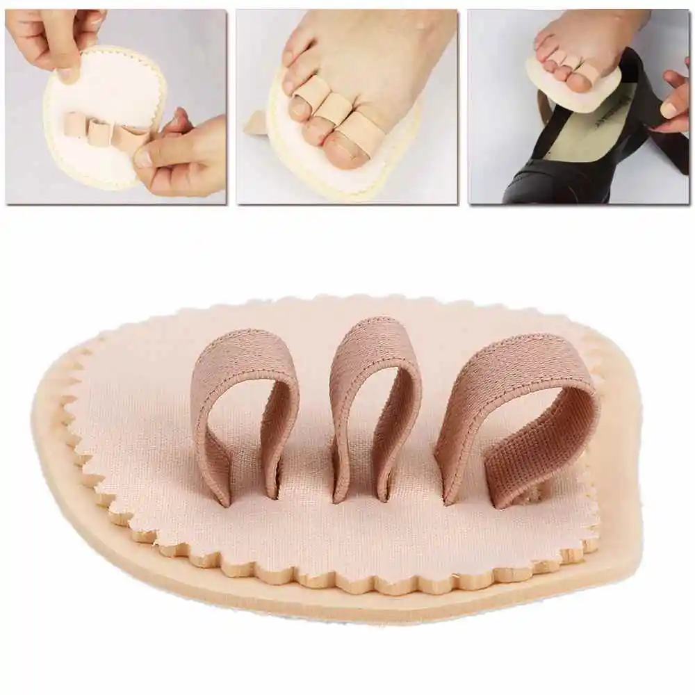 1pcs Toe Overlap Correction Toe Pads Feet Care Hallux Valgus Mallet