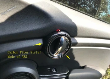 

Lapetus Inner Door Handle Bowl Ring Frame Cover Trim 4 Pcs ABS Fit For Mini Cooper F55 F57 5 Door 2014 - 2019 Carbon Fiber Look