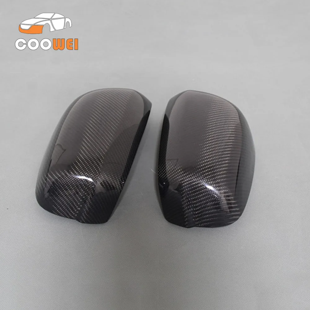 1 Pair replacement style carbon fiber mirror cover rear view mirror for