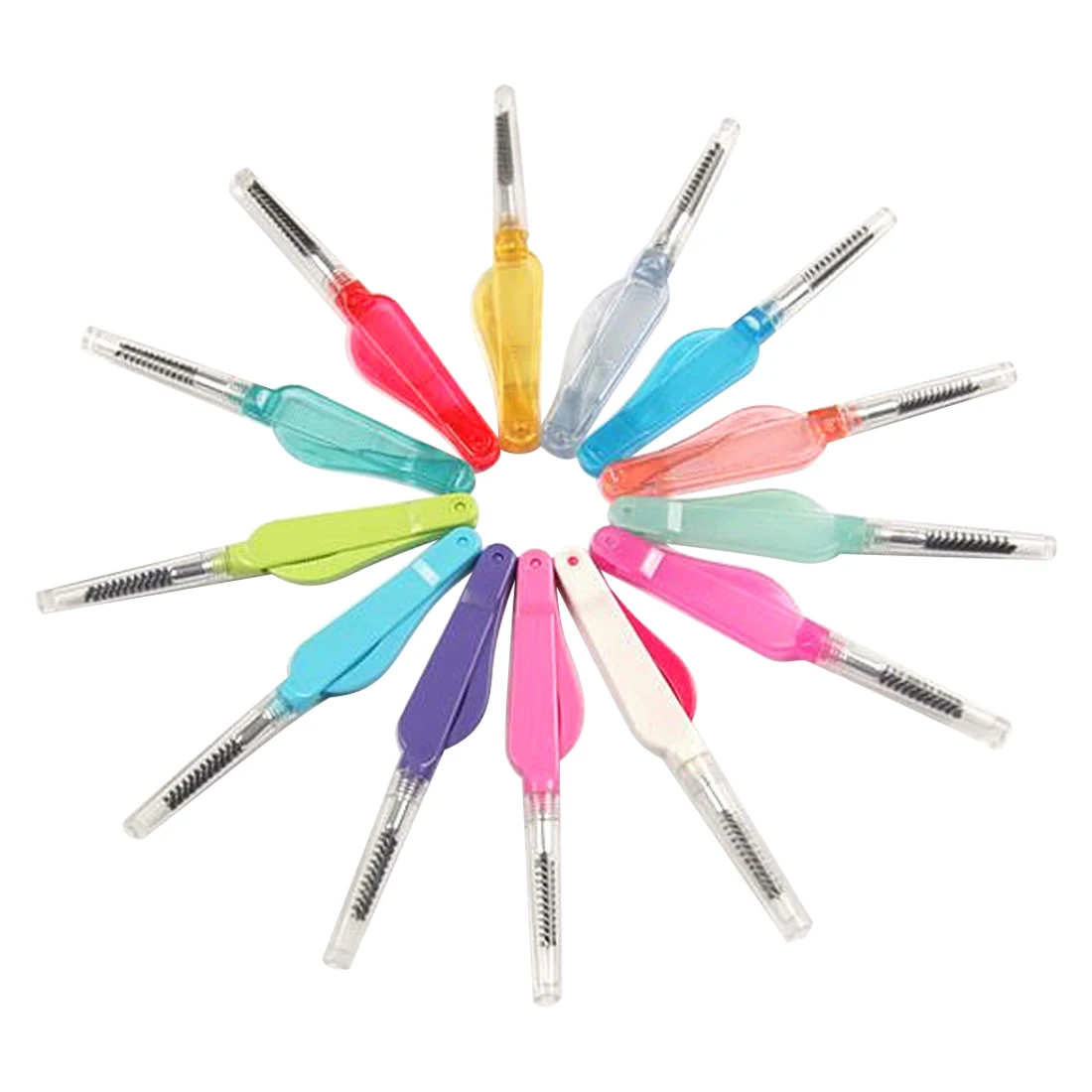 1PC Folding Eyelash Brush Mascara Comb Wand Applicator Kit Cosmetic