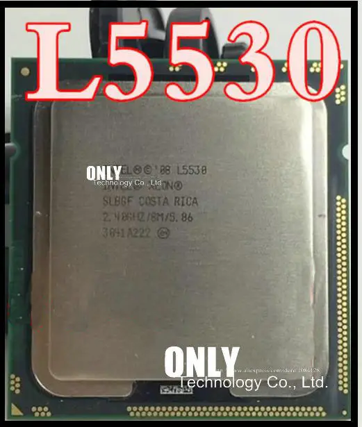 free shipping latop core L5530 2.4GHz 12M SLBEY LGA 1366