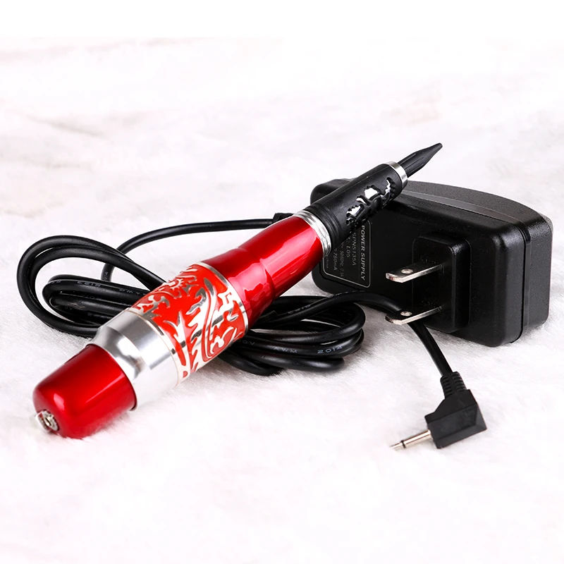 Permanent Makeup Eyebrow Rotary Tattoo Machine Microblading Pen Red Dragon Machine for Eyebrow Lips Tattoo EU or US Plugs Permanent Makeup Eyebrow Rotary Tattoo Machine Microblading Pen Red Dragon Machine for Eyebrow Lips Tattoo EU or US Plugs