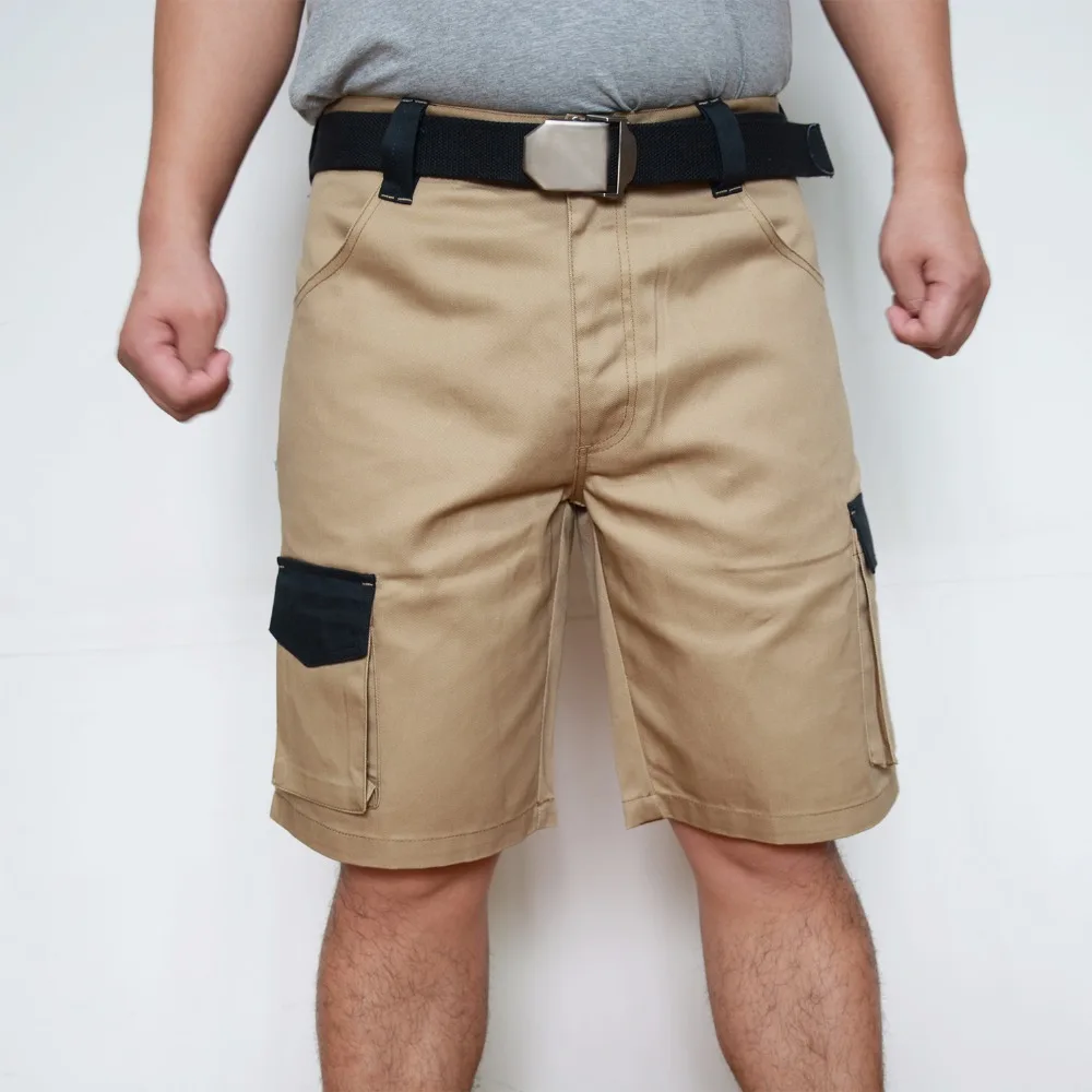2018 New Design Men Cargo Shorts Summer Casual Working Shorts Hard Wearing Short For Men Plus Size Khaki Grey ID712