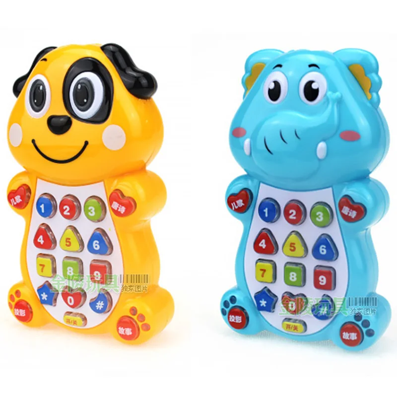Игрушечные телефоны детские игрушки с животными телефон Английский Обучение мобильный телефон ребенок мобильный раннего обучения