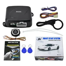 10pcs a lot Car Alarm System Driving Security Push Button Engine Start RFID Lock Ignition Starter Entry System