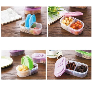 

Fresh Fruit Snacks Storage Plastic Kitchen Container Sauce Food Box Crisper