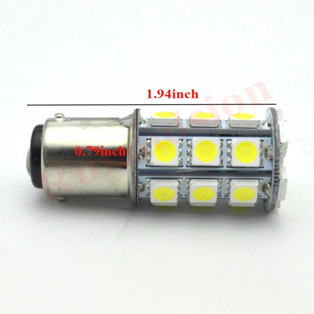 1 шт 4W DC6-30V P21/5 Вт 1157 BAY15D BA15D 1156 BA15S 27SMD 5050 светодиодный Клин Автомобильная Поворотная светодиодный сигнальный фонарь стоп-сигнала светильник внешние лампы белого цвета