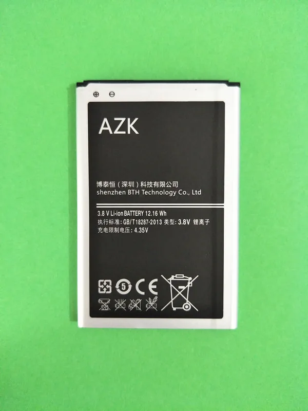 Аккумулятор AZK для Samsung Galaxy Note 3 N900 N9006 N9005 N9000 B800BE 3500 мАч | Мобильные телефоны и