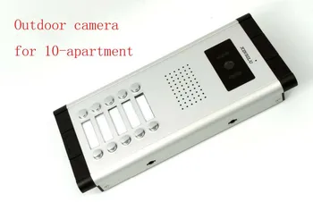 

XINSILU Apartment Video Door Phone Camera Intercom IR Night Vision Doorbell for 10 Units Apartment Suitable 10-Stories Building