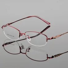 Производитель напрямую продает новую модель женских очков оправа металлические выдолбленные оправа для очков