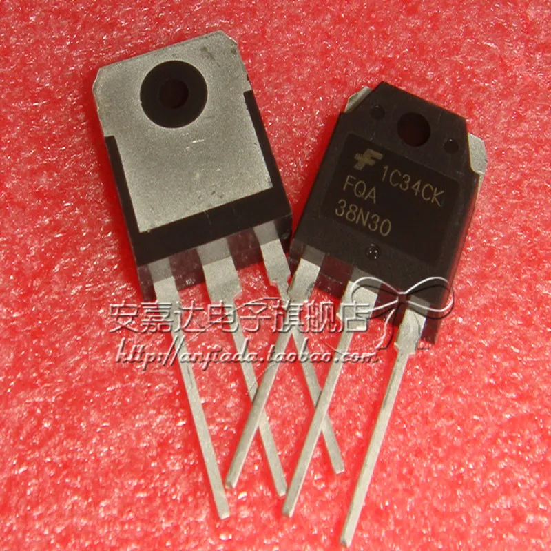 10pcs/lot N MOSFET, , fast switching FQA38N30 38N30 TO 3P Authentic ...