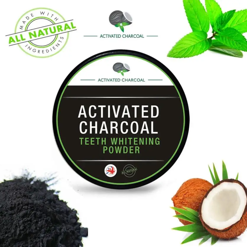 Teeth Whitening Powder Natural Organic Activated Charcoal Bamboo Toothpaste Charcoal Toothpaste Powder Whitening Teeth 5.7
