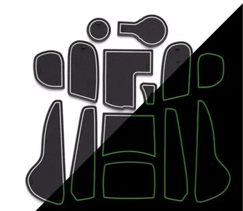 

Auto anti-slip cup holder mat non slip door gate pad for hyundai solaris 2014 2015 2016, free shipping