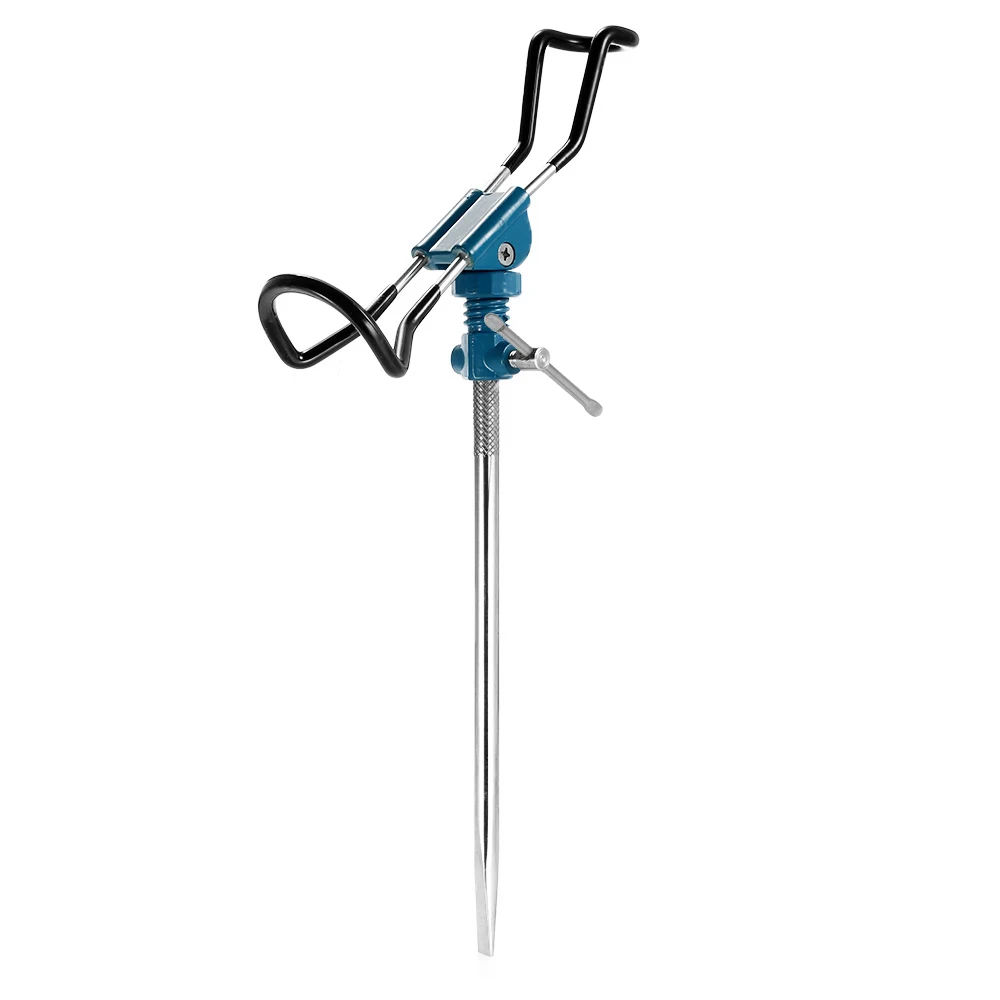

Adjustable Stainless Steel Detachable Fishing Rod Pod Stand Holder Fishing Pole Pod Stand Bracket Fishing Tackle Accessory