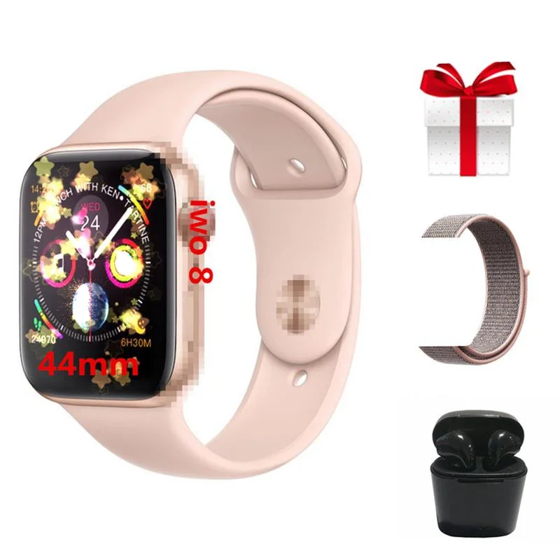 

IWO 8 PLUS 44mm Watch 4 Bluetooth Smart Watch Sports Smartwatch can exchange belt compatible for iphone 6 6s 7 8 X Plus Xiaomi 2