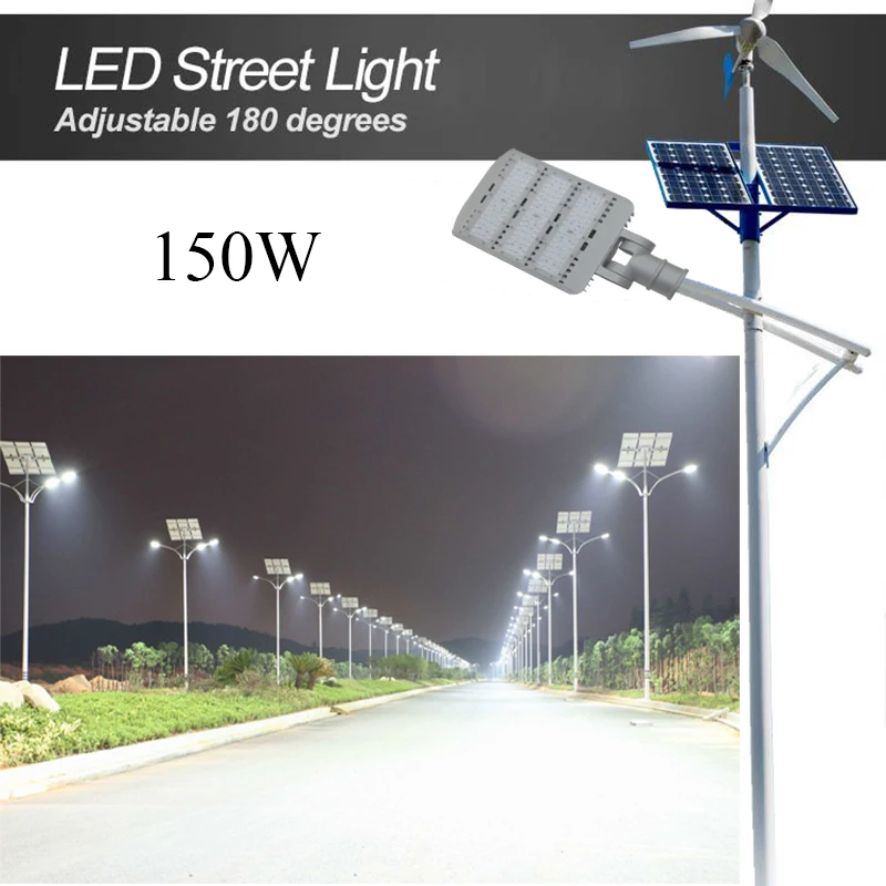 US $1.699.15 High Quality Aluminum Led Street Light 150 Watt Outdoor Road Street Flood Garden Spot Lamp With Meanwell Driver AC85V265V