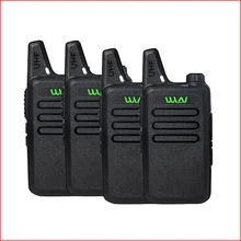 4 pces mini walkie talkie estação de rádio em dois sentidos wln KD-C1 para rádio presunto móvel cb transceptor longo alcance melhor baofeng bf-888s