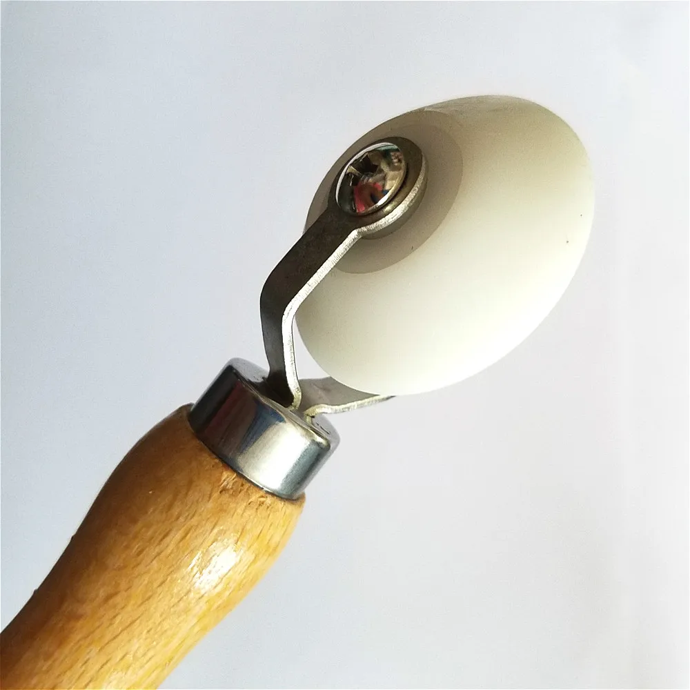 Apiculture Herramientas Cuero Free Shipping Wallpaper Paste Tools Seams Pm Platen Press Wheel Pressure Roller With Bearing
