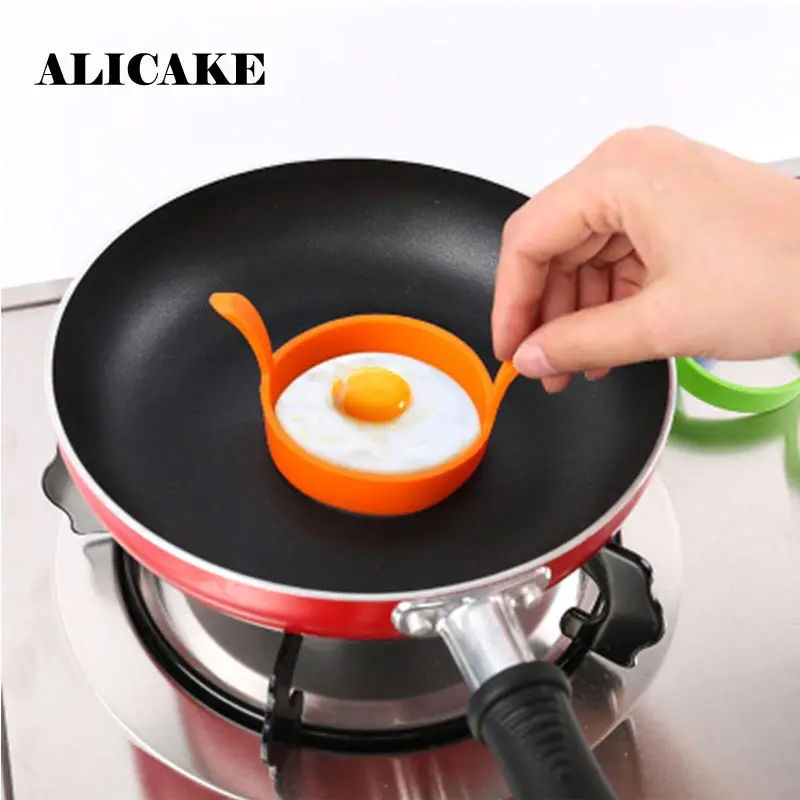 

Egg & Pancake Rings Food Grade Silicone Egg Cooker Pancake Mold Kitchen Tools Cuisine Outils Accessoires Z40