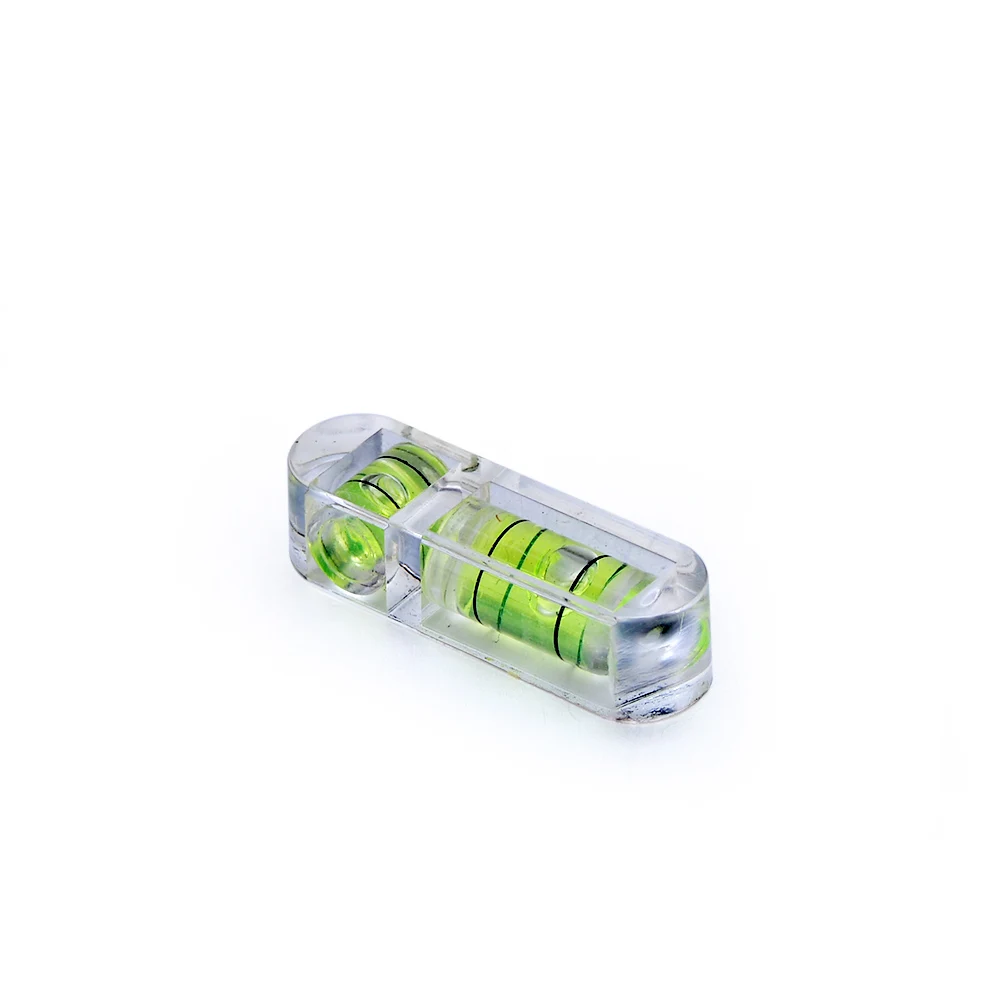 

High Precision 1Pcs Mini T type green Bubble Level for measuring Instrument tool 29.5*8.8*7.3mm Acrylic Spirit Level Bubble