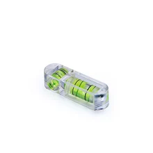 Alta precisão 1 pces mini t tipo bolha verde nível para instrumento de medição ferramenta 29.5*8.8*7.3mm acrílico bolha nível espírito