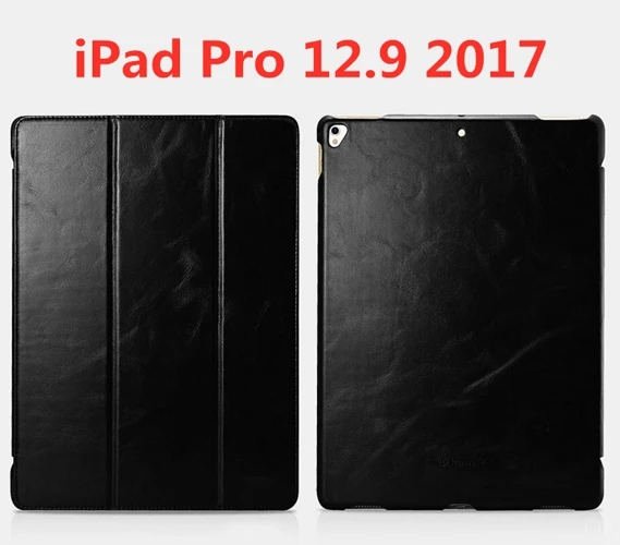 ICarer для iPad Pro 11 дюймов iPad Air 10,5 Mini5 Mini 5 чехол из натуральной кожи для iPad Pro 12,9 дюйма iPad air 3 - Цвет: iPad Pro 12.9 2017