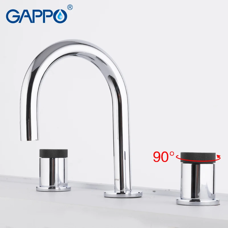 Смесители для ванны GAPPO латунный кран с разрезом хромированный Водопад |